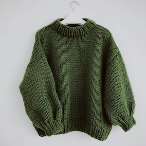 Handmade Knitted Sweater – Custom Size – Many Color Options