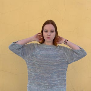 Handcrafted Cardigan, Casual Chic Knit Sweater, Lightweight Pullover, Boho Knitwear Women, Natural Fiber Knit, Thanksgiving Gift Idea